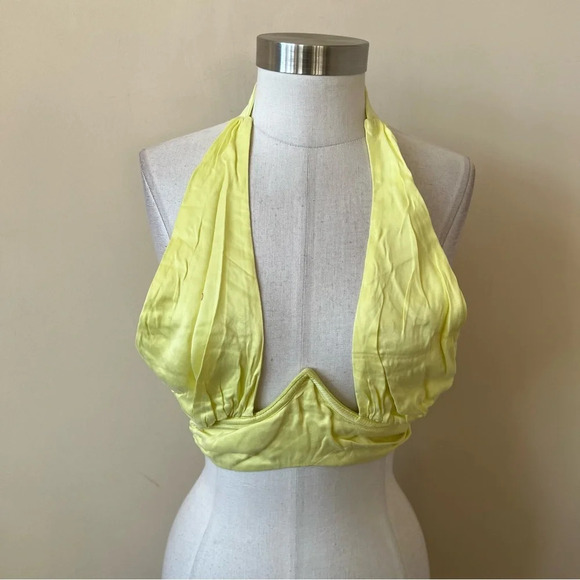 New! For Love and Lemons Rana Cross Front Crop Top NWOT 17451 - Picture 6 of 14